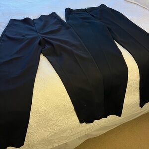 Zara Black Wide-Leg Trousers